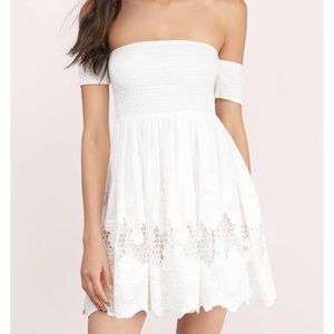 Tobi White Lace Dress